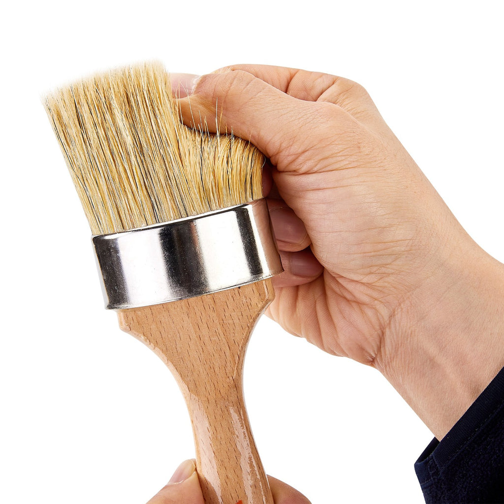 Chalk Wax Paint Brush 4 Piece Furniture Paint Brushes For Painting & Waxing