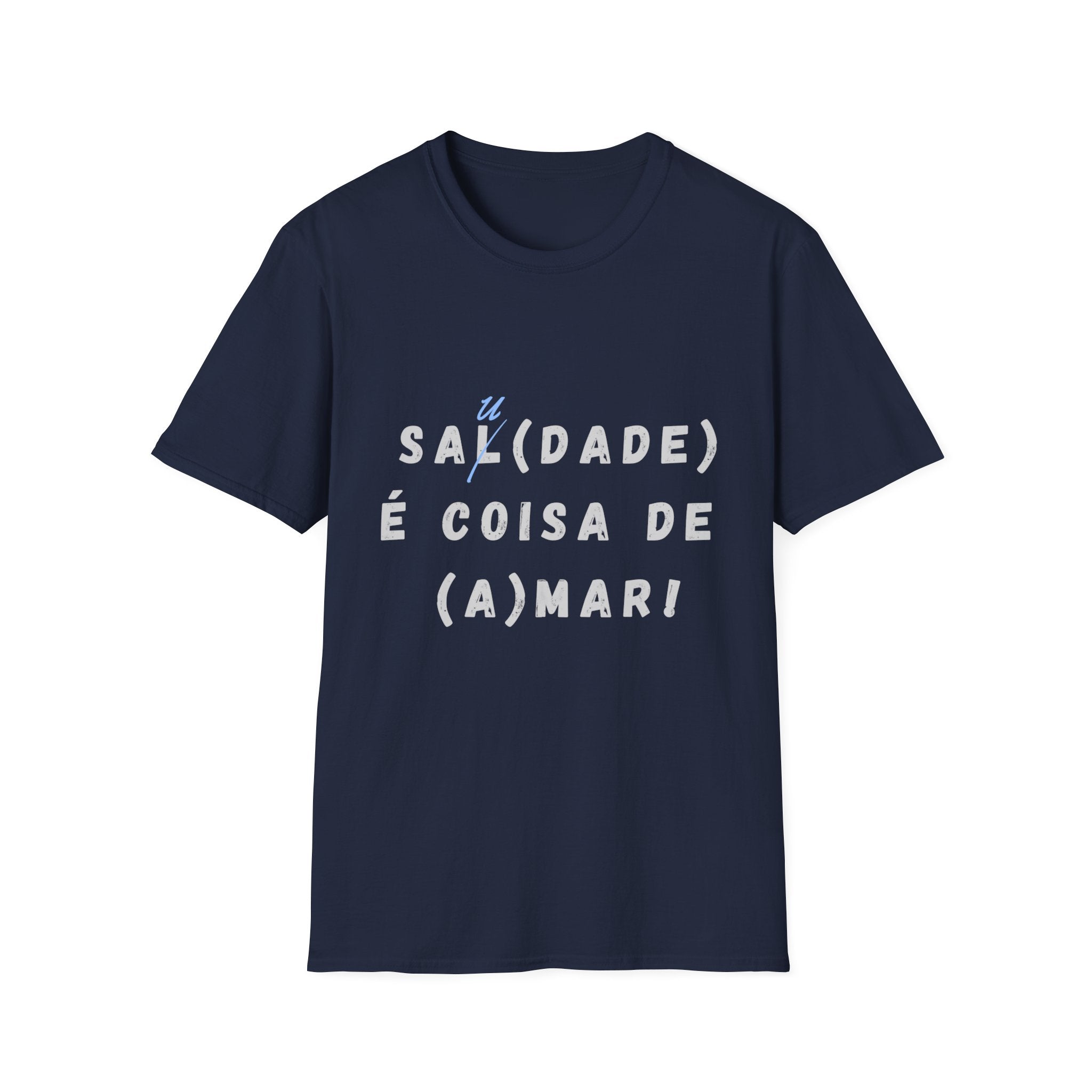 "Sa(l)dade é coisa de (a)mar" - T-shirt