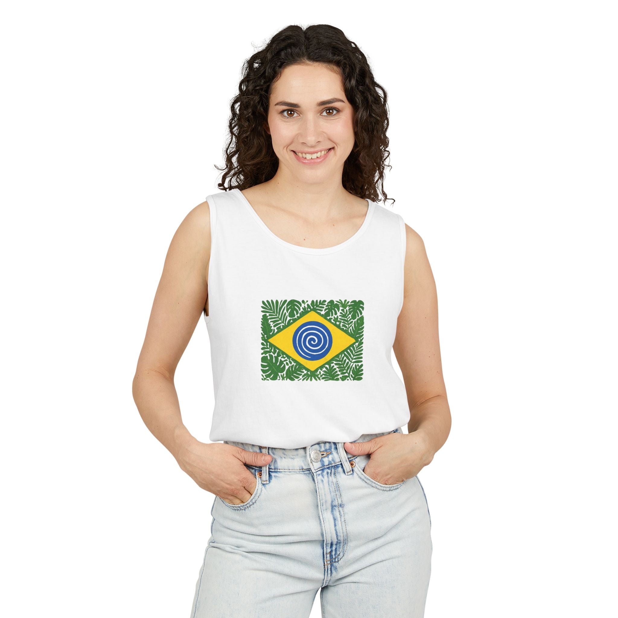 Brazilian Pride Tank Top — Proud Brazil Flag