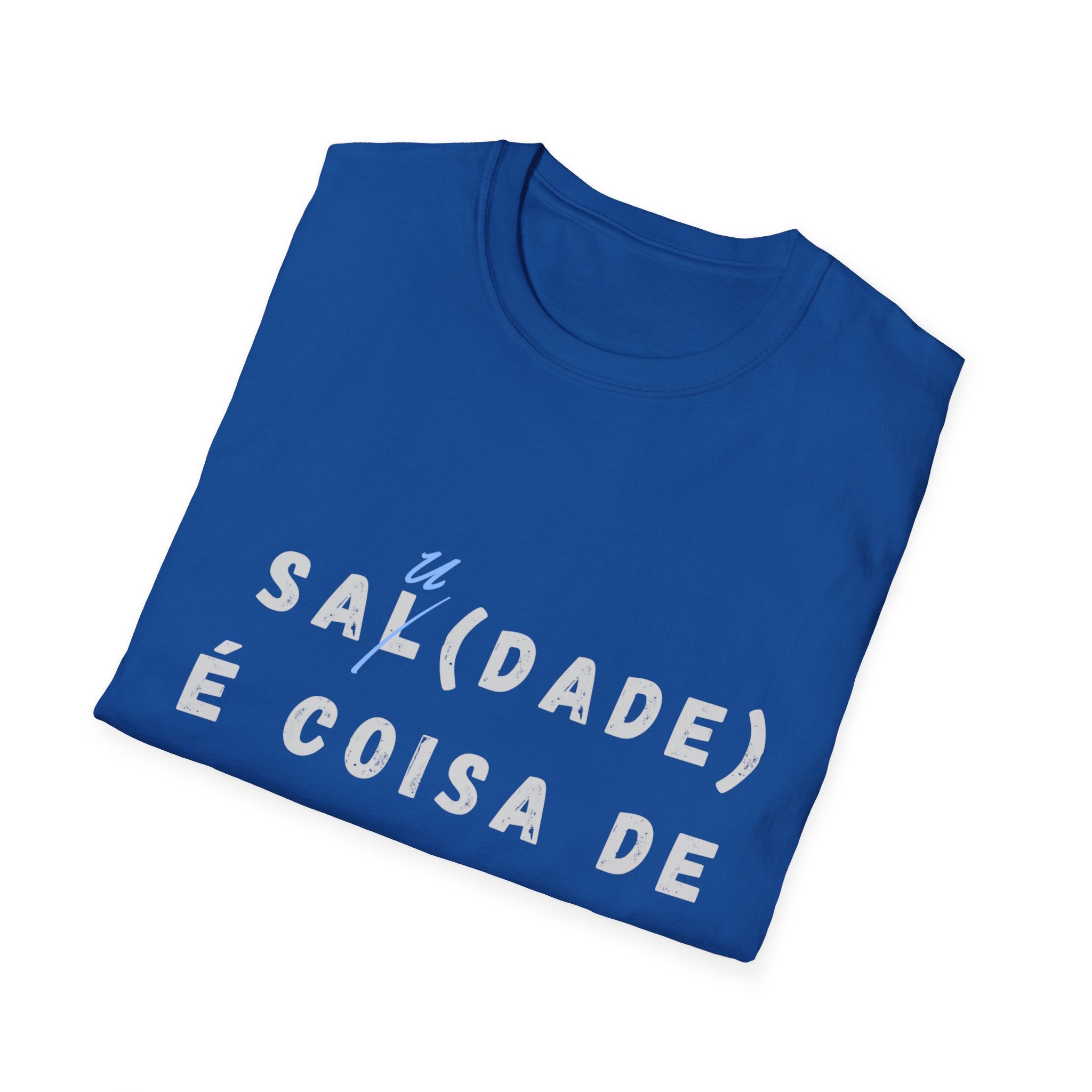 "Sa(l)dade é coisa de (a)mar" - T-shirt