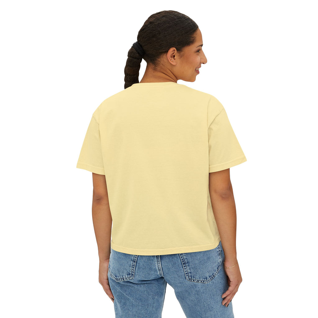 Brazil Tropical Flag Women's Boxy Tee — World Cup Pride Shirt