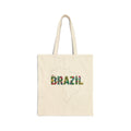 Brazil Floral Canvas Tote Bag — Cotton Eco Shopper