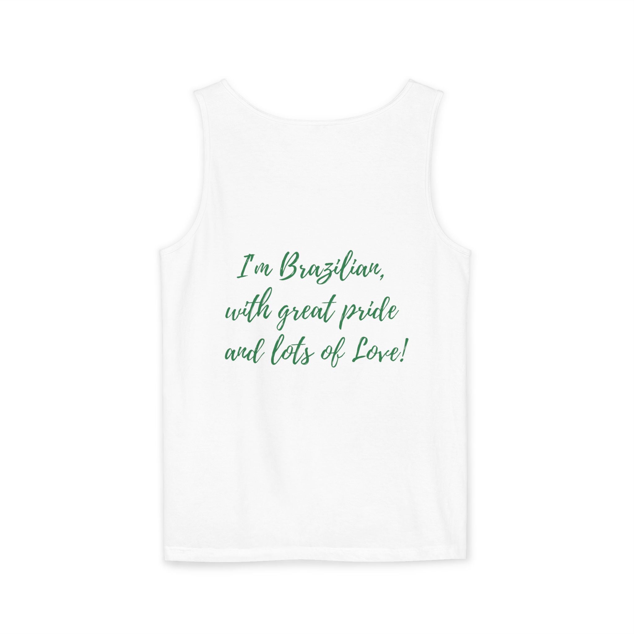 Brazilian Pride Tank Top — Proud Brazil Flag
