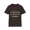 "Sa(l)dade é coisa de (a)mar" - T-shirt