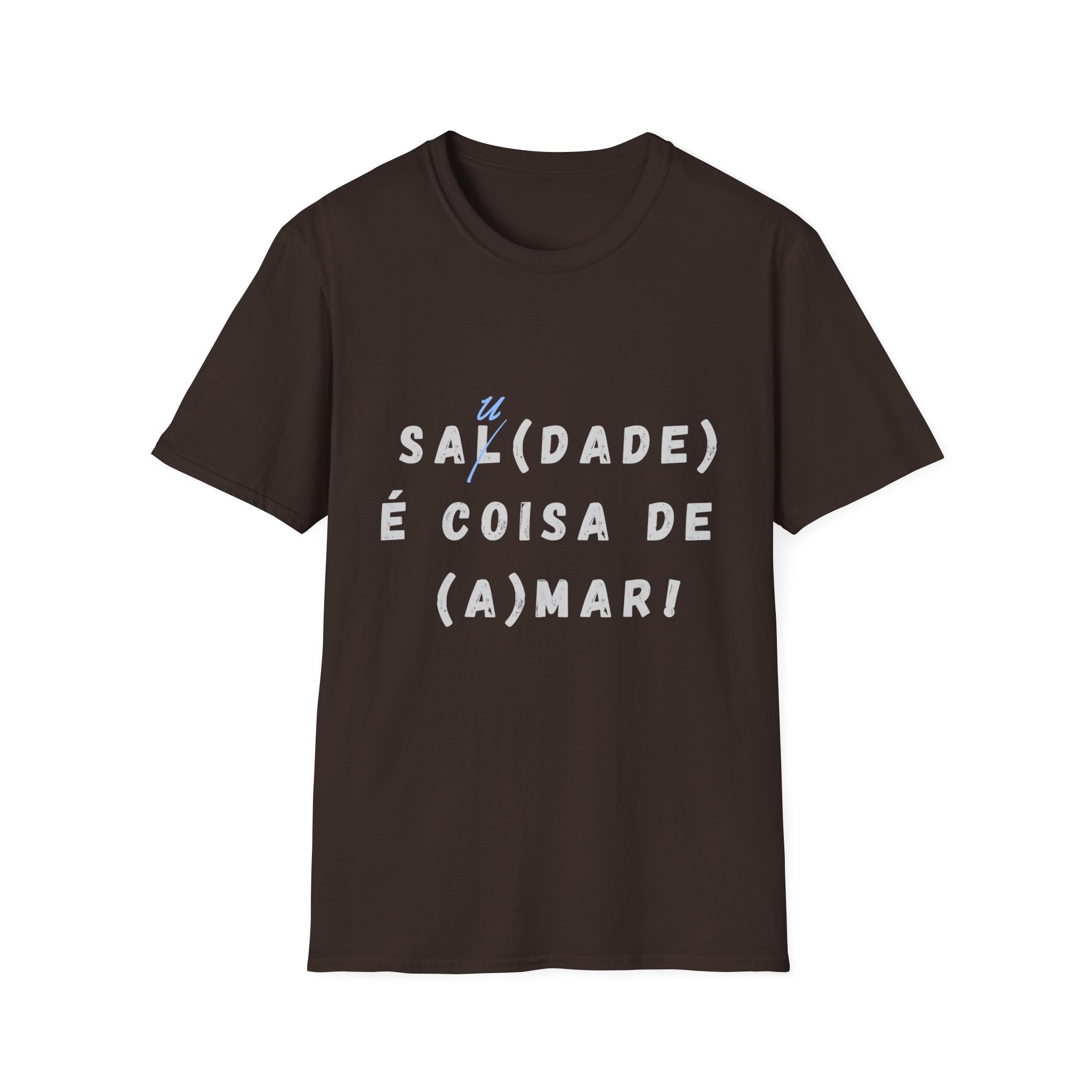 "Sa(l)dade é coisa de (a)mar" - T-shirt