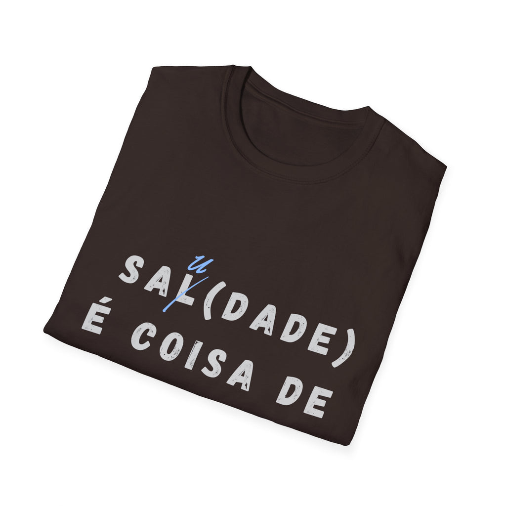 "Sa(l)dade é coisa de (a)mar" - T-shirt