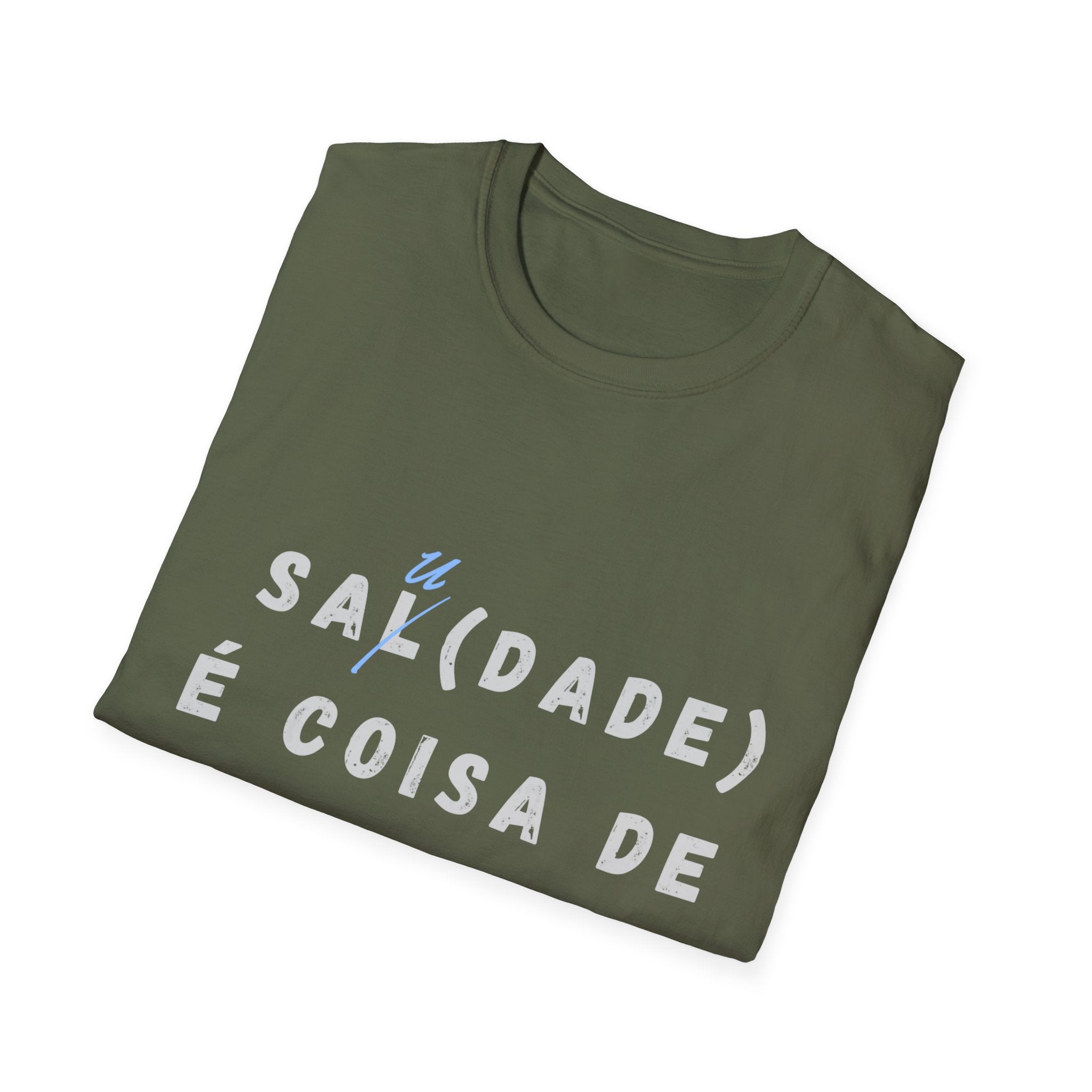 "Sa(l)dade é coisa de (a)mar" - T-shirt