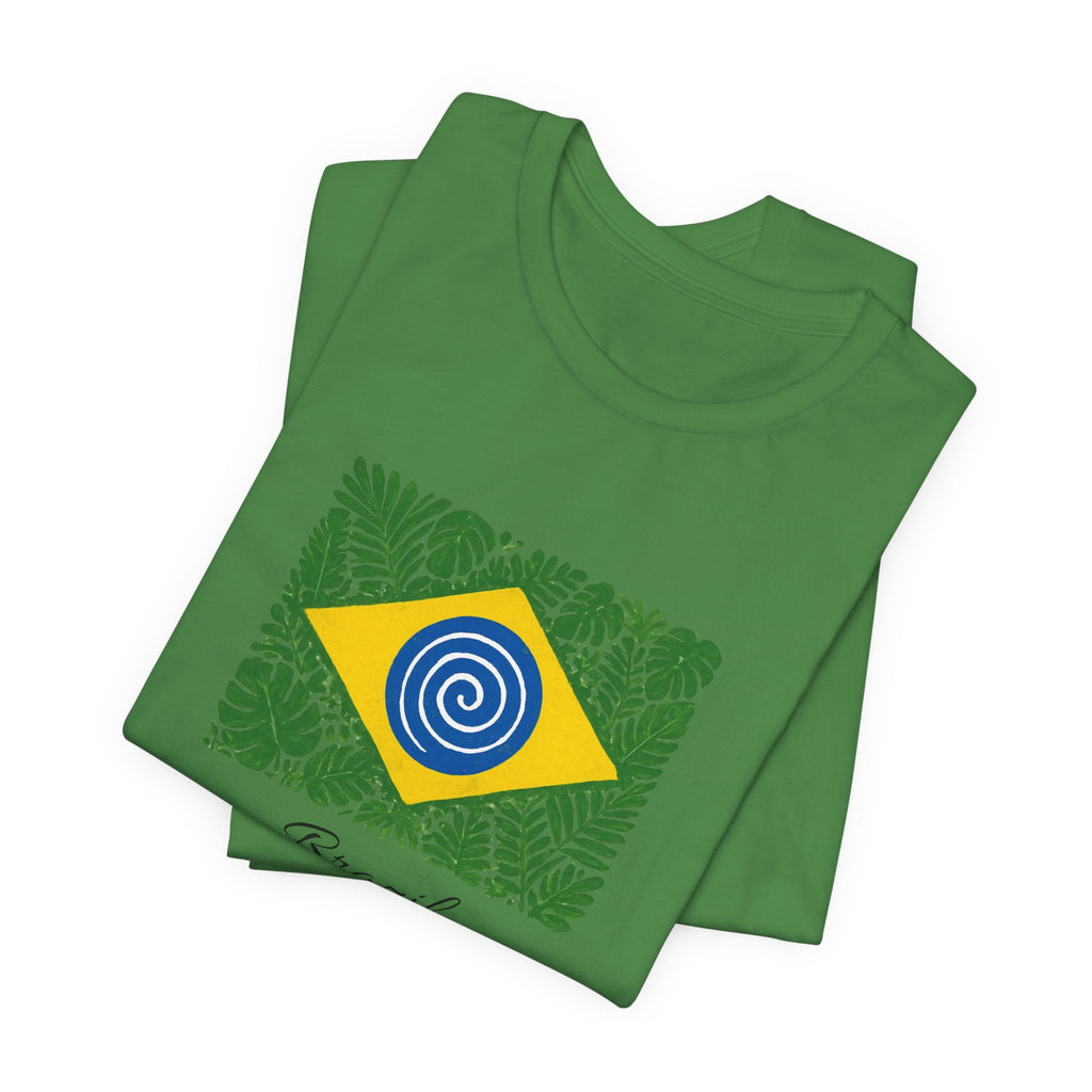 Brazil Flag Tropical T‑Shirt