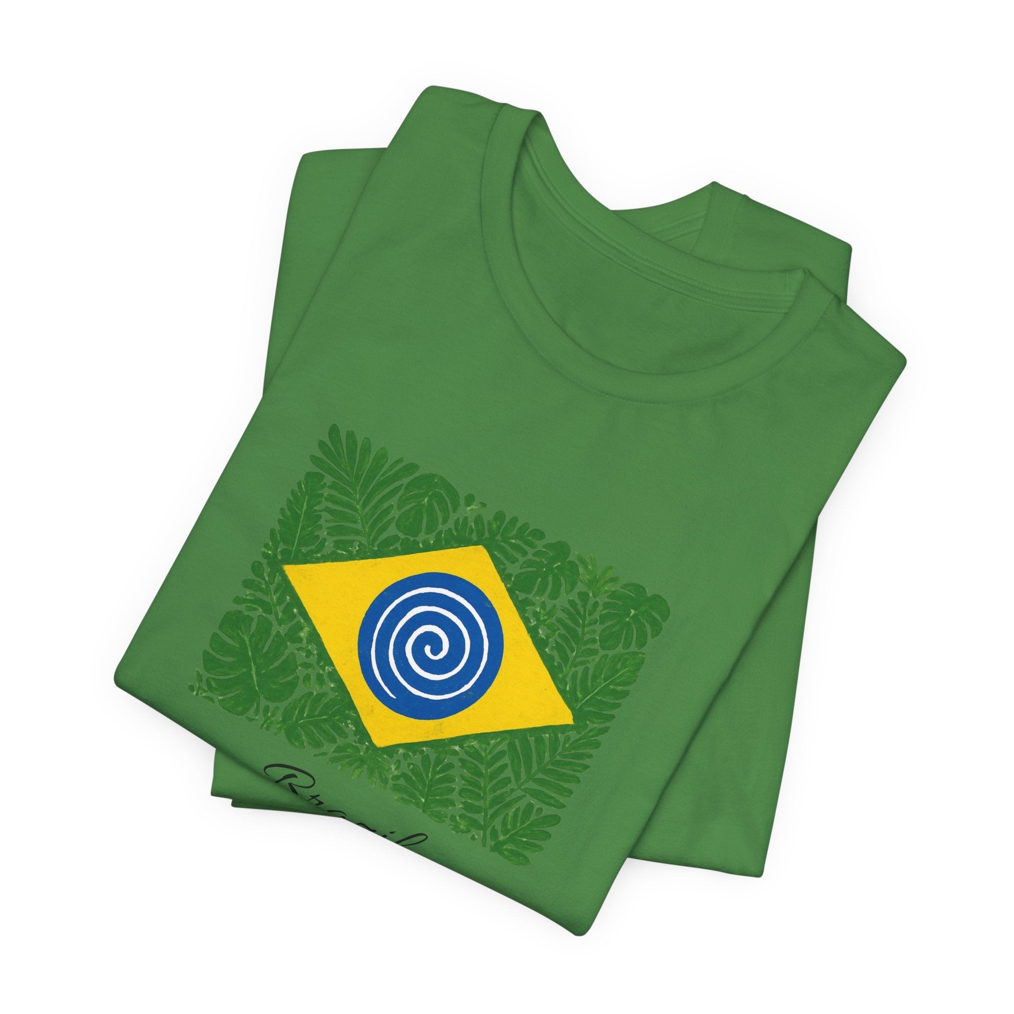 Brazil Flag Tropical T‑Shirt