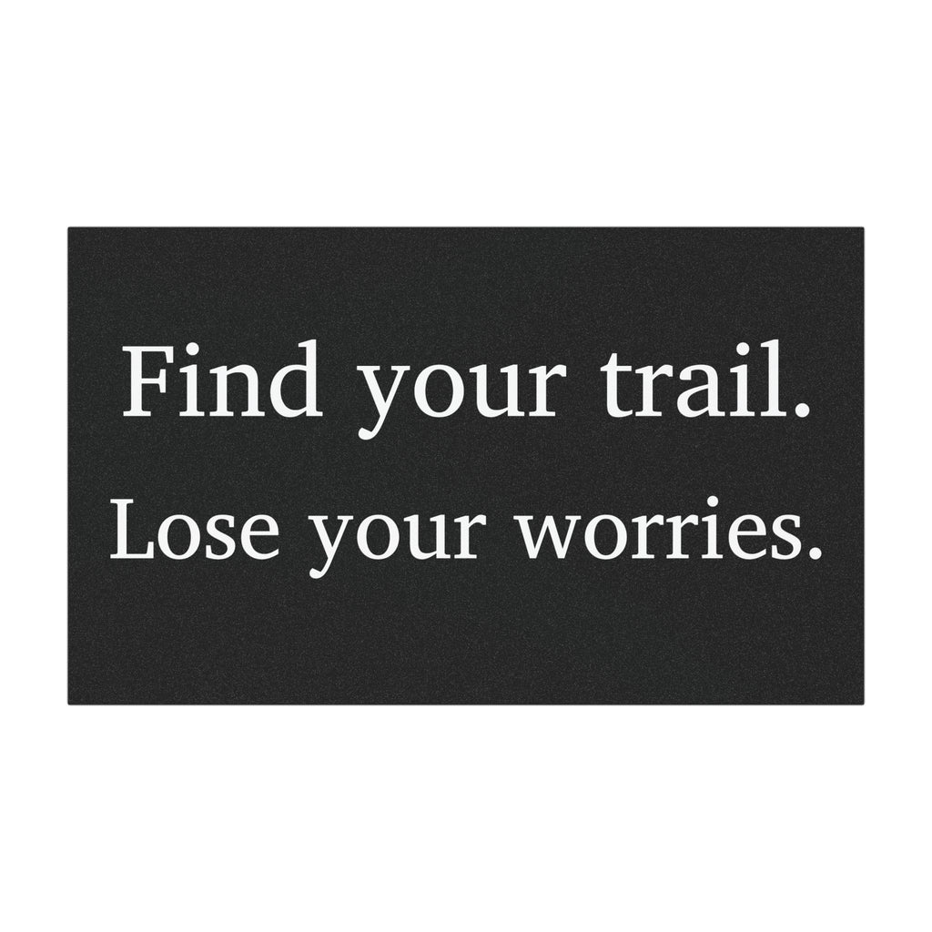 Find Your Trail Car Magnet – Inspirational Outdoor Quote Magnetic Decal