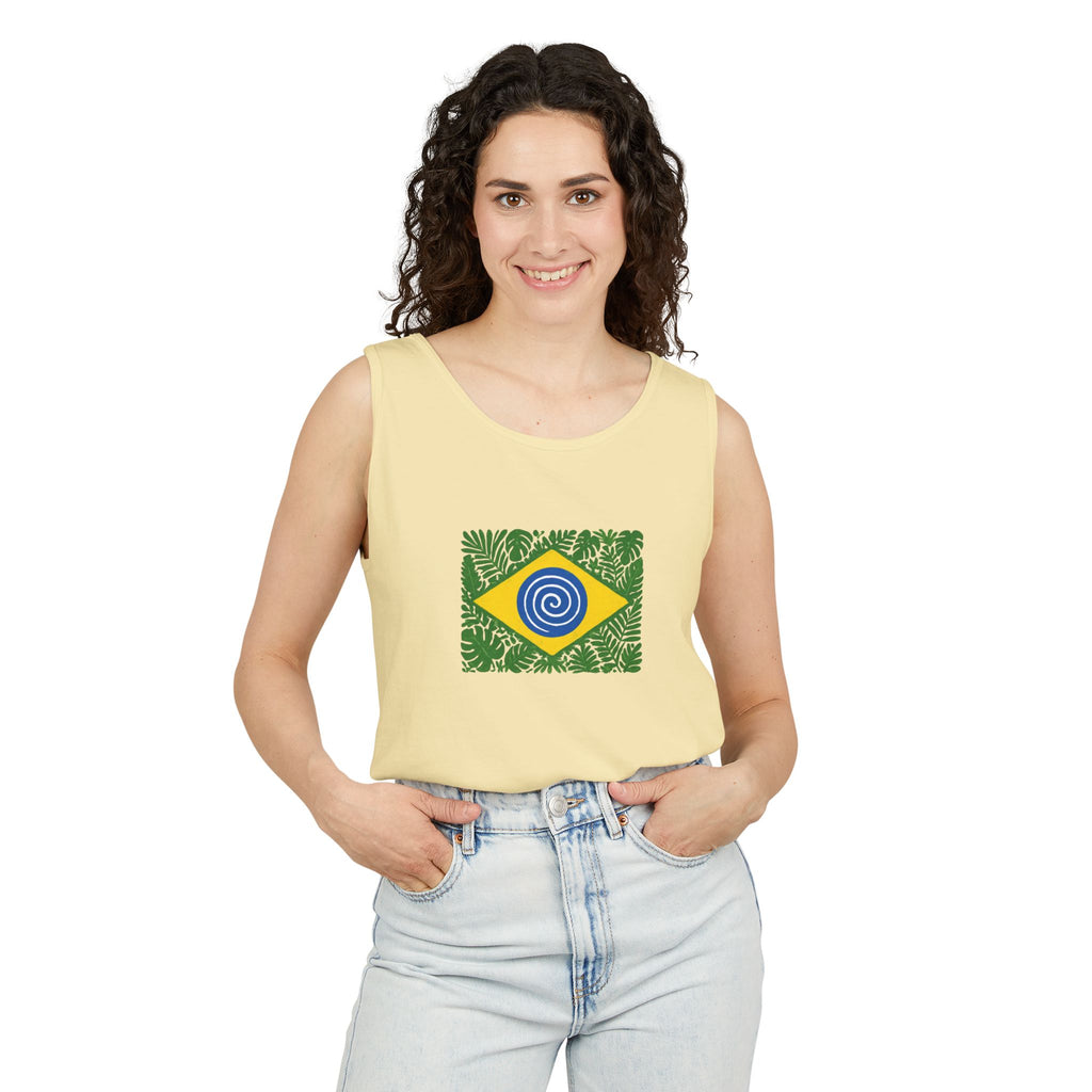 Brazilian Pride Tank Top — Proud Brazil Flag