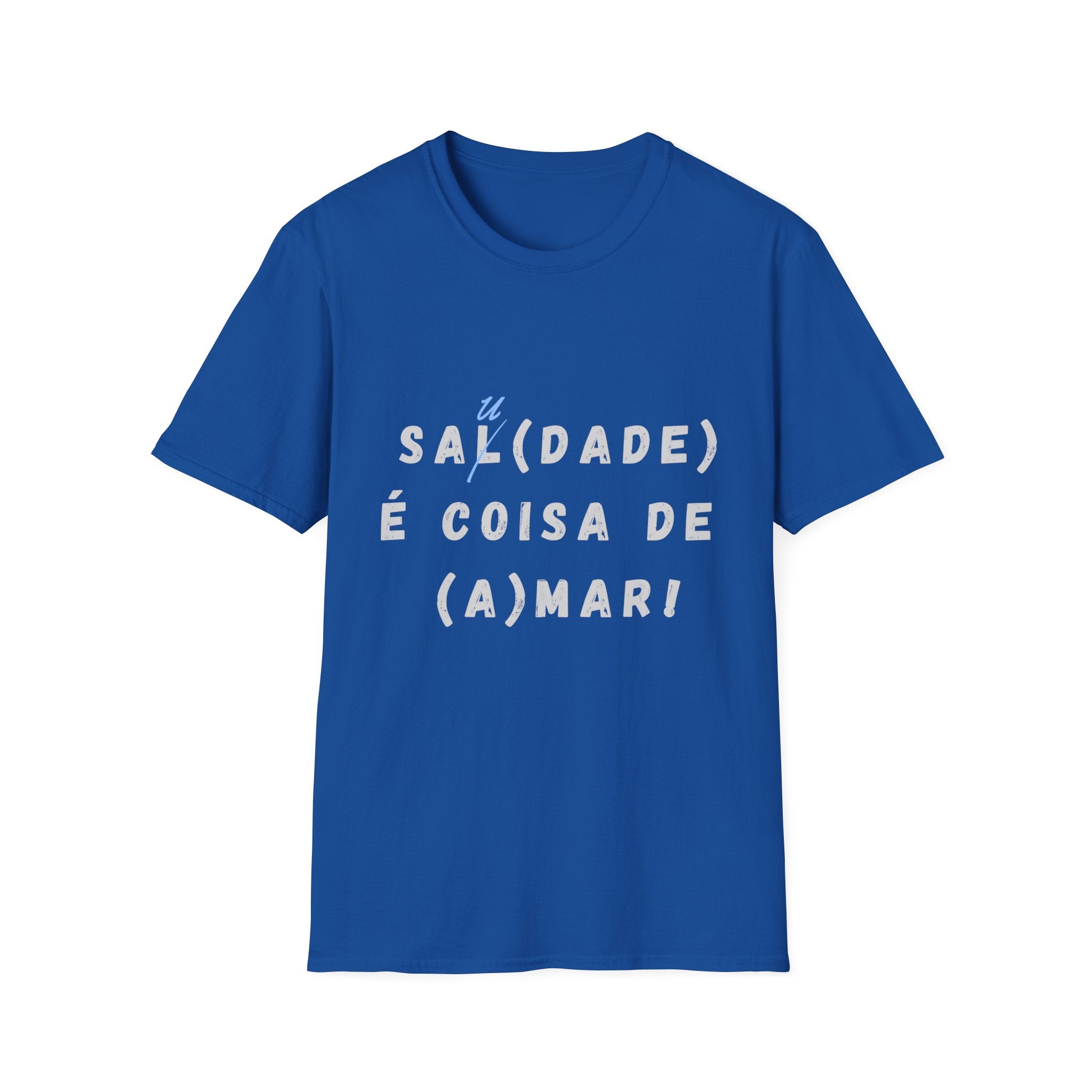 "Sa(l)dade é coisa de (a)mar" - T-shirt