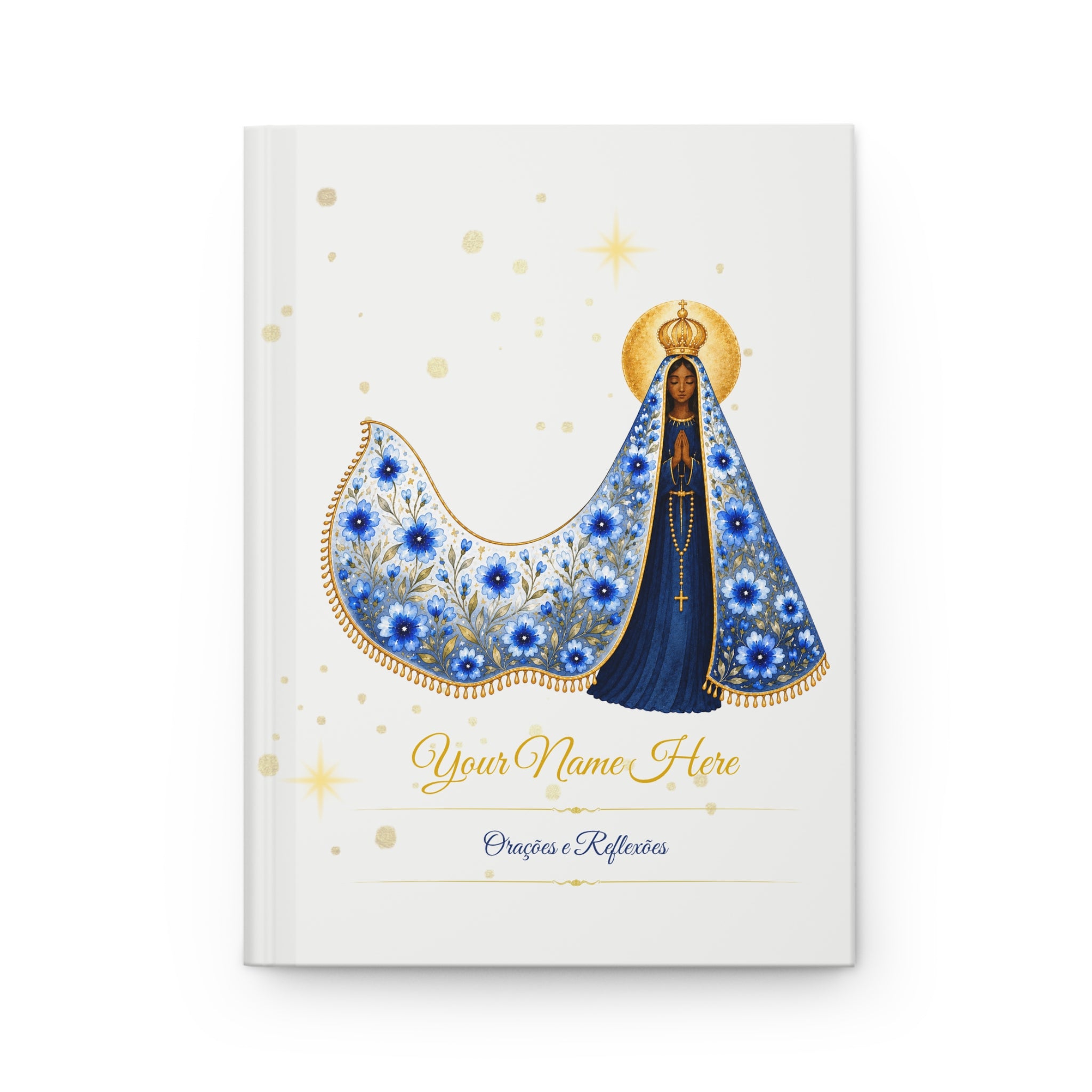 Our Lady Aparecida Hardcover Journal — Catholic Prayer & Reflection Notebook