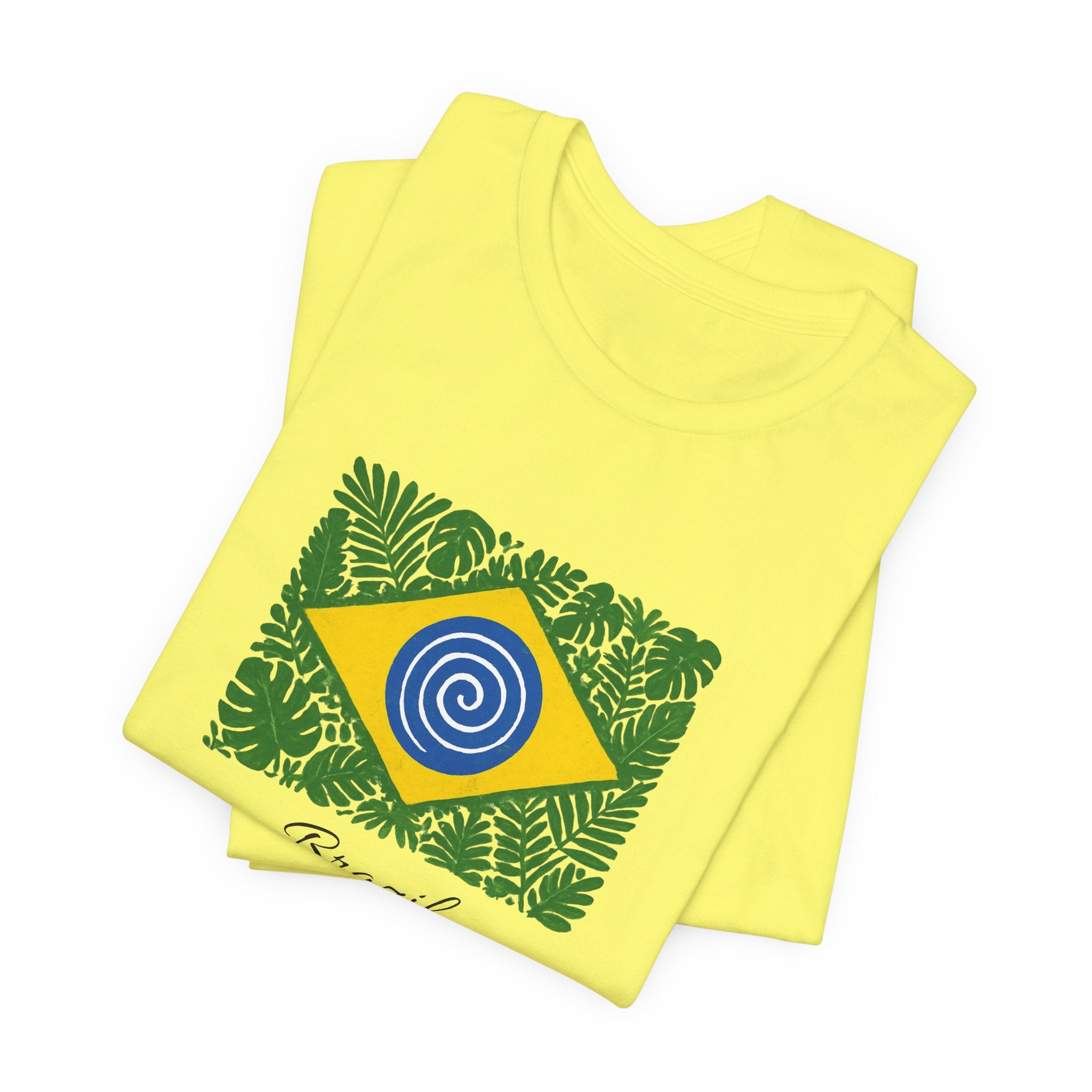 Brazil Flag Tropical T‑Shirt