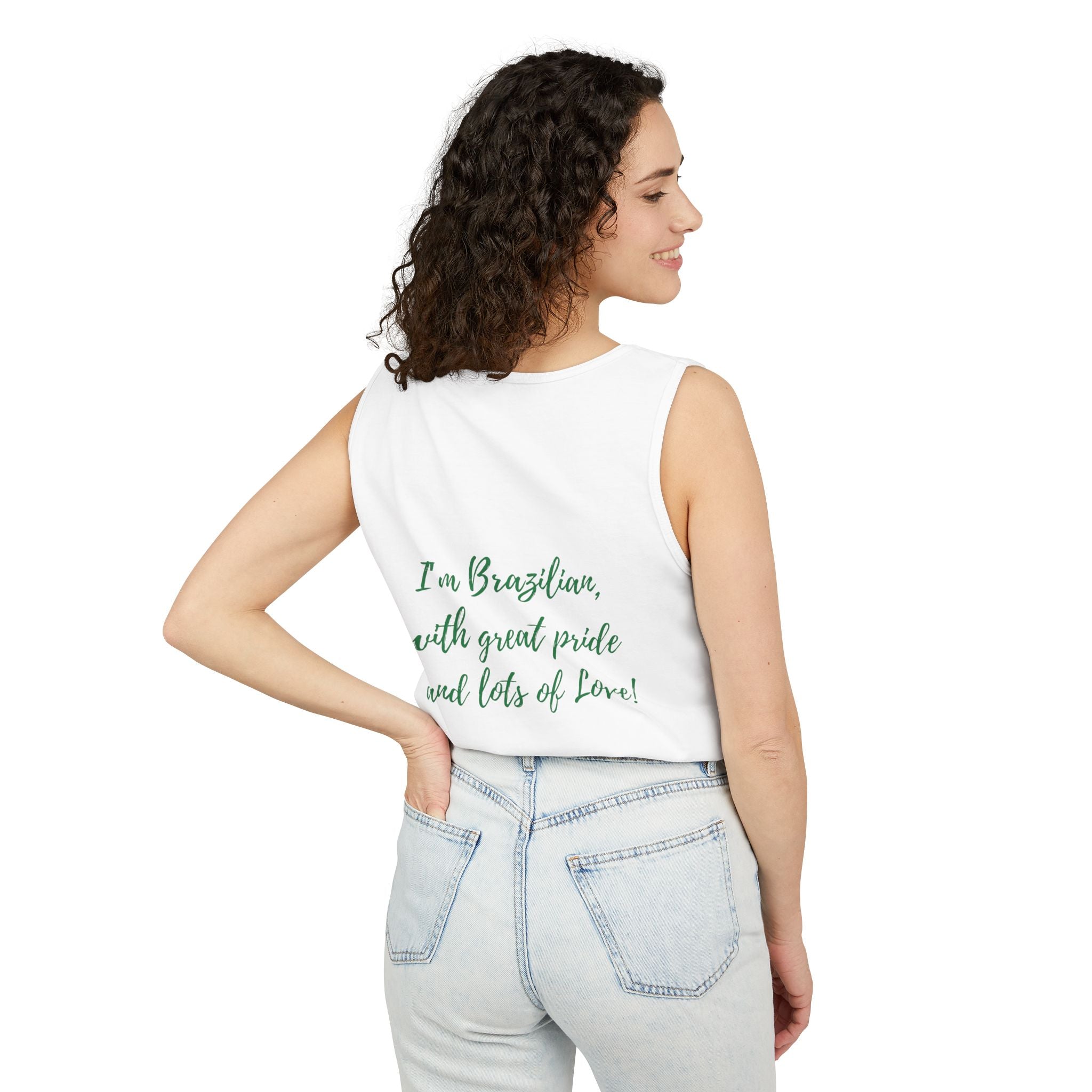 Brazilian Pride Tank Top — Proud Brazil Flag