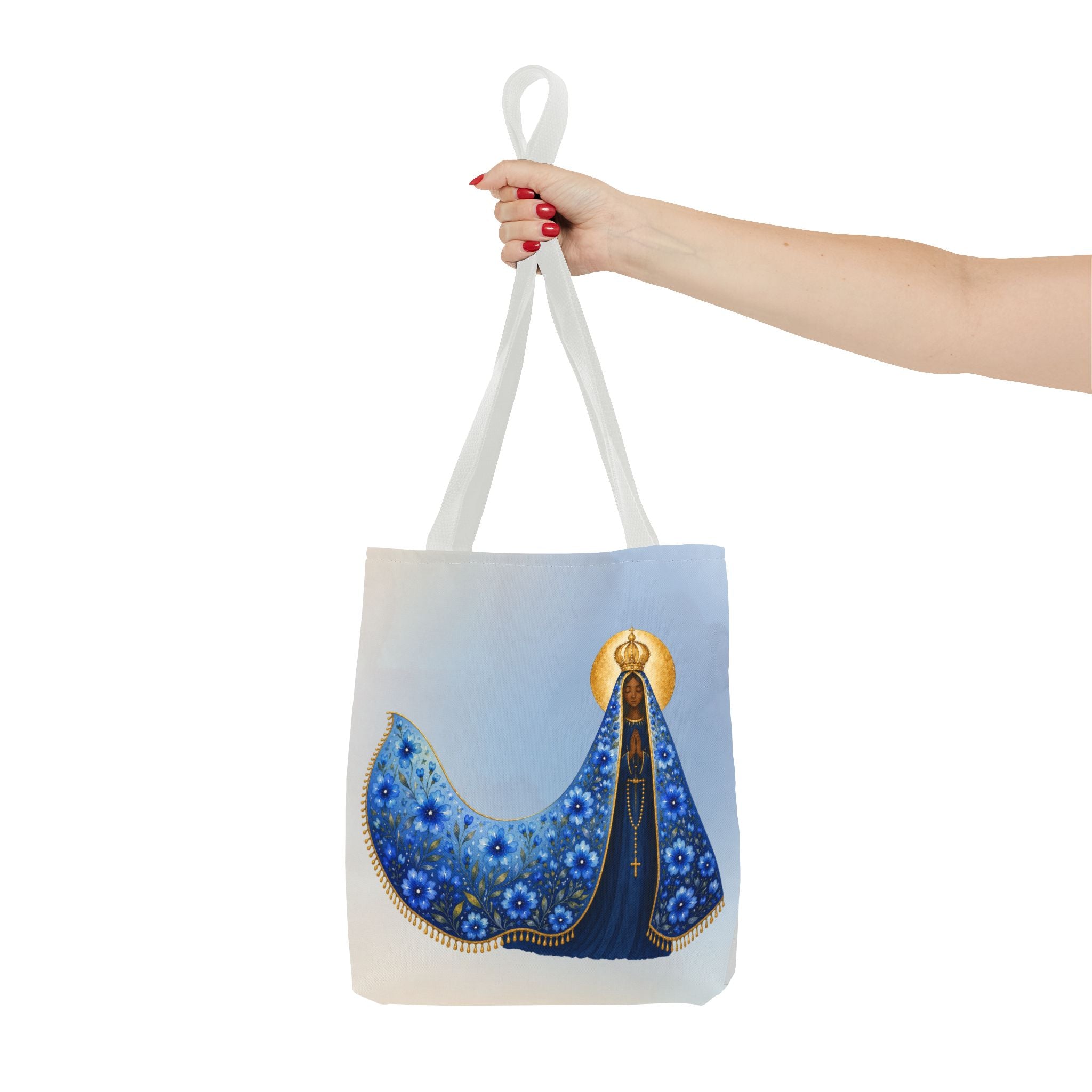 Our Lady Aparecida Tote Bag — Religious Catholic Devotional Tote