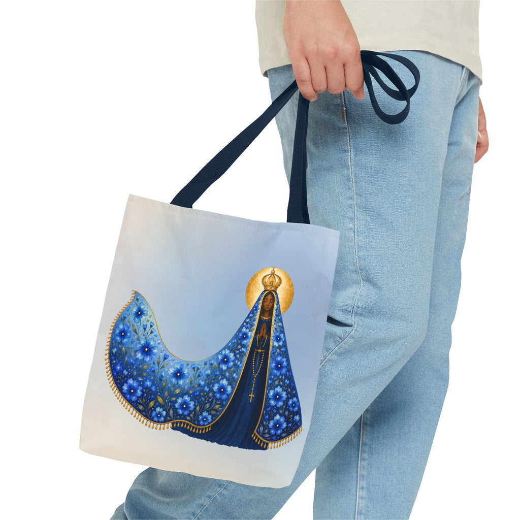 Our Lady Aparecida Tote Bag — Religious Catholic Devotional Tote