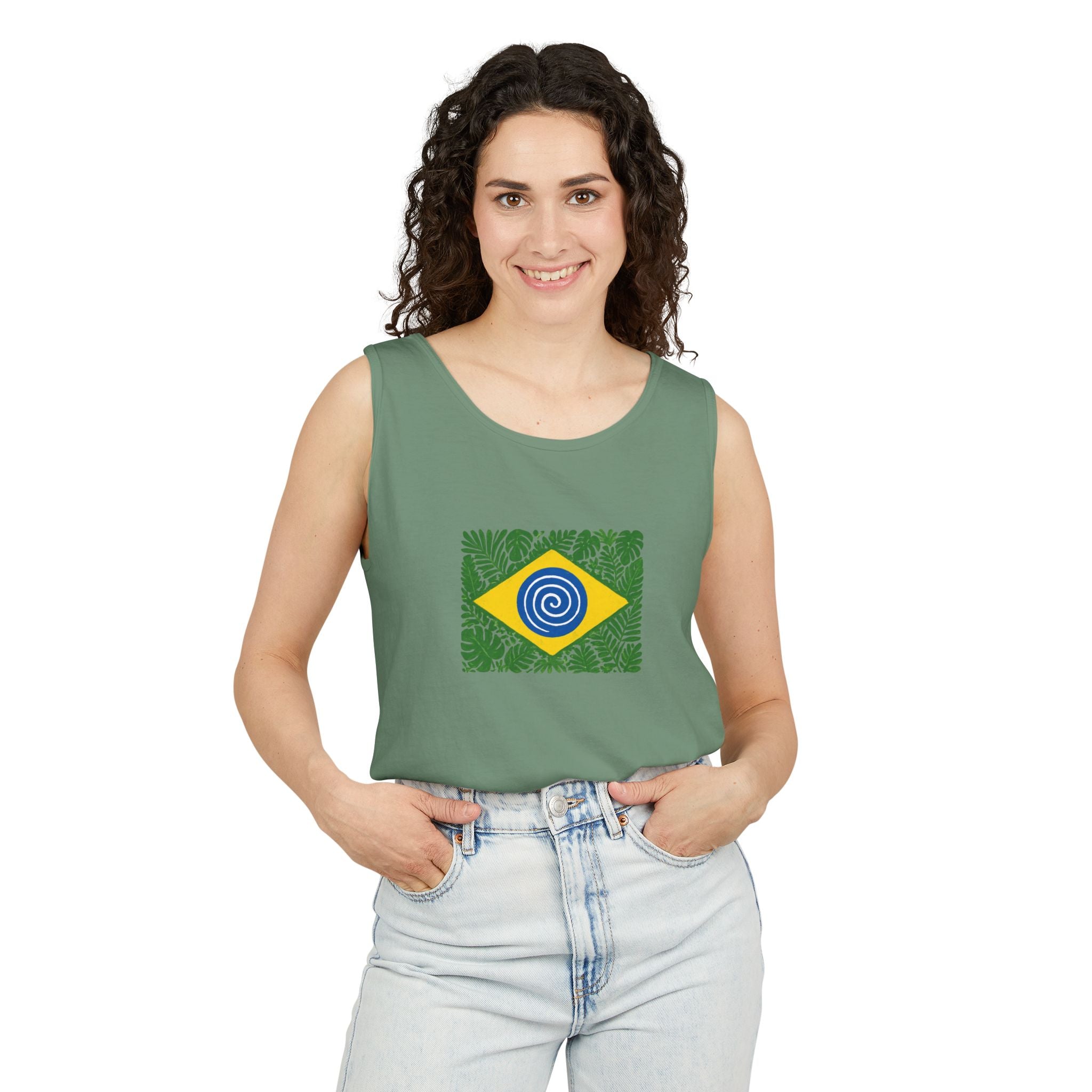 Brazilian Pride Tank Top — Proud Brazil Flag
