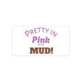 Off Road Pretty in Pink White Bumper Stickers