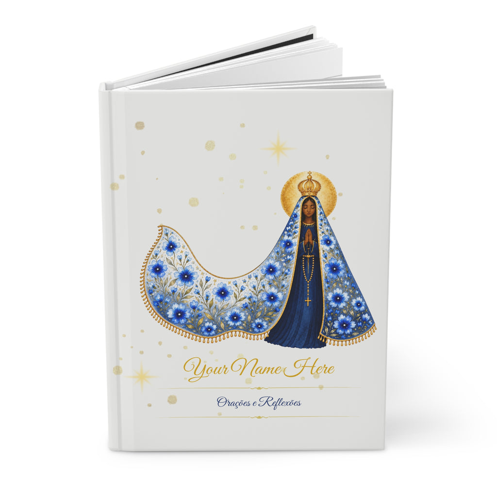 Our Lady Aparecida Hardcover Journal — Catholic Prayer & Reflection Notebook