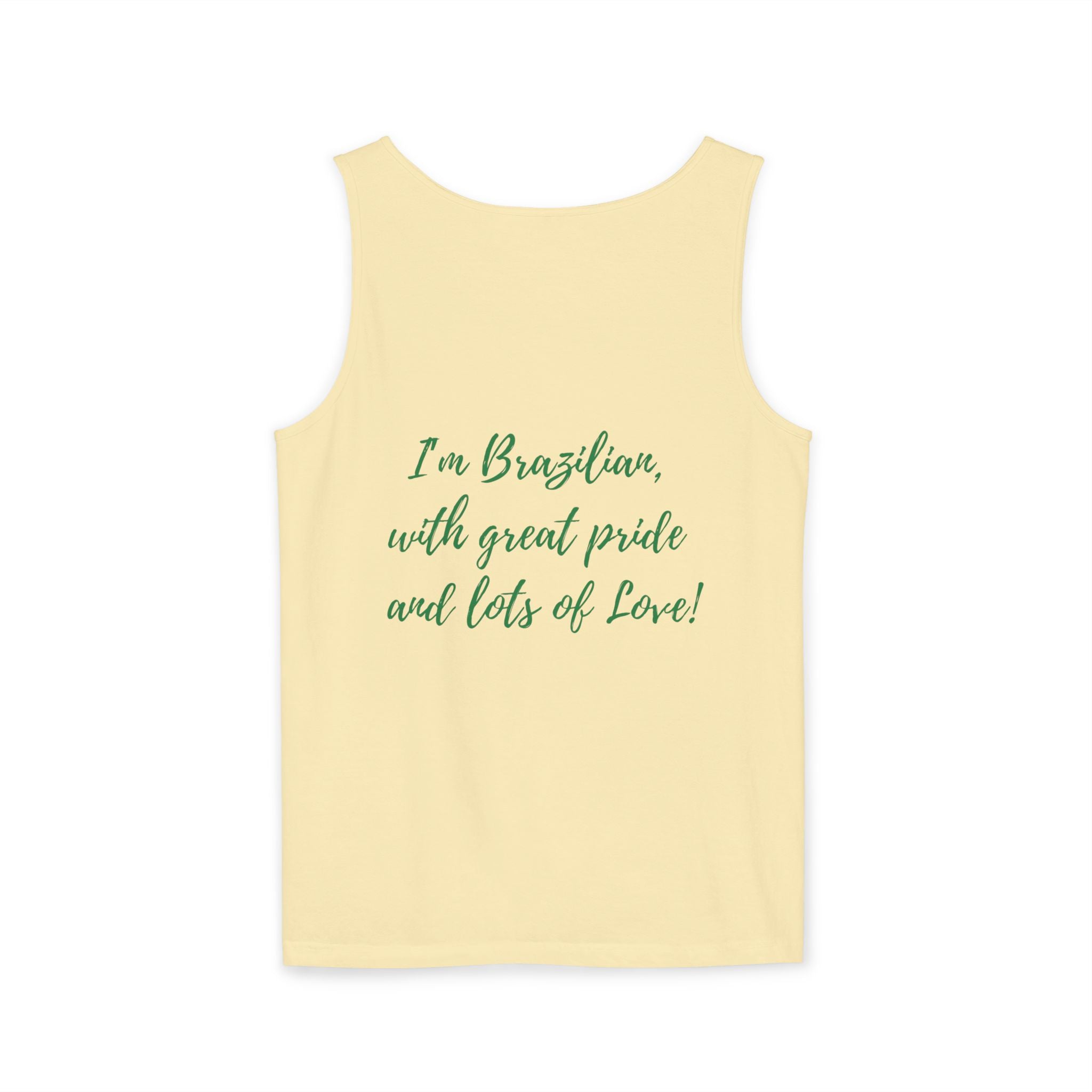 Brazilian Pride Tank Top — Proud Brazil Flag
