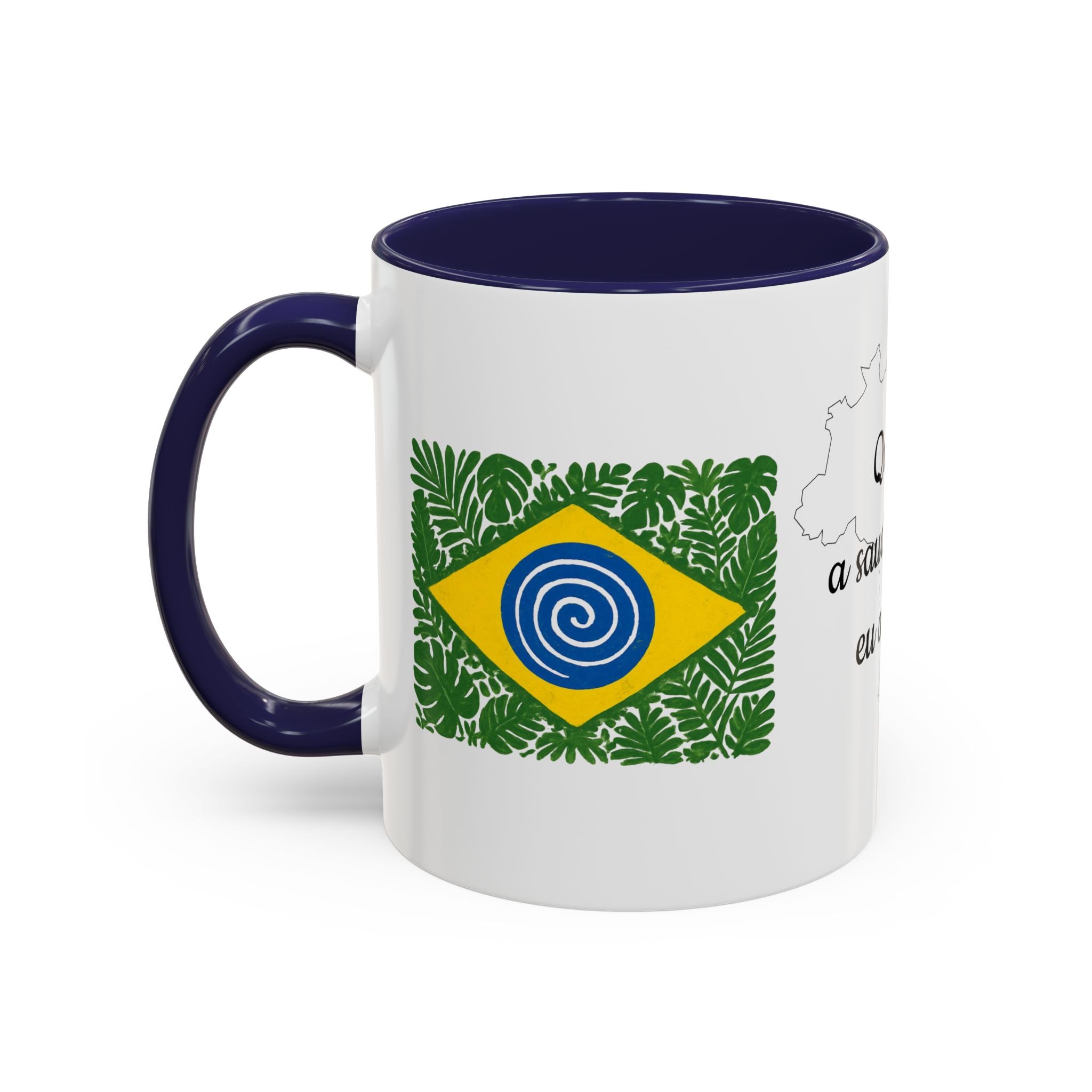 Brazilian Mug – "Quando a saudade bate, eu apanho!"