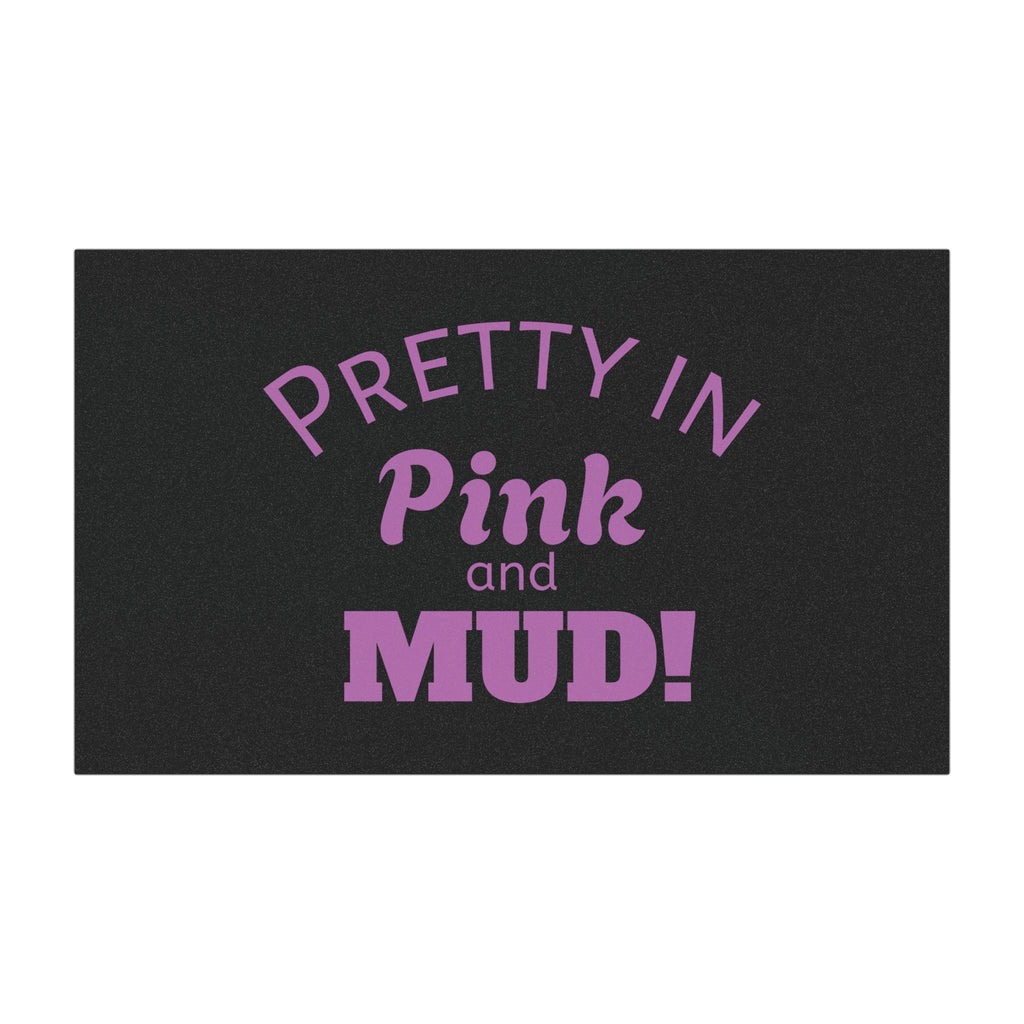 Car Magnet — "Pretty in Pink and Mud!" Off-Road Girl Decal