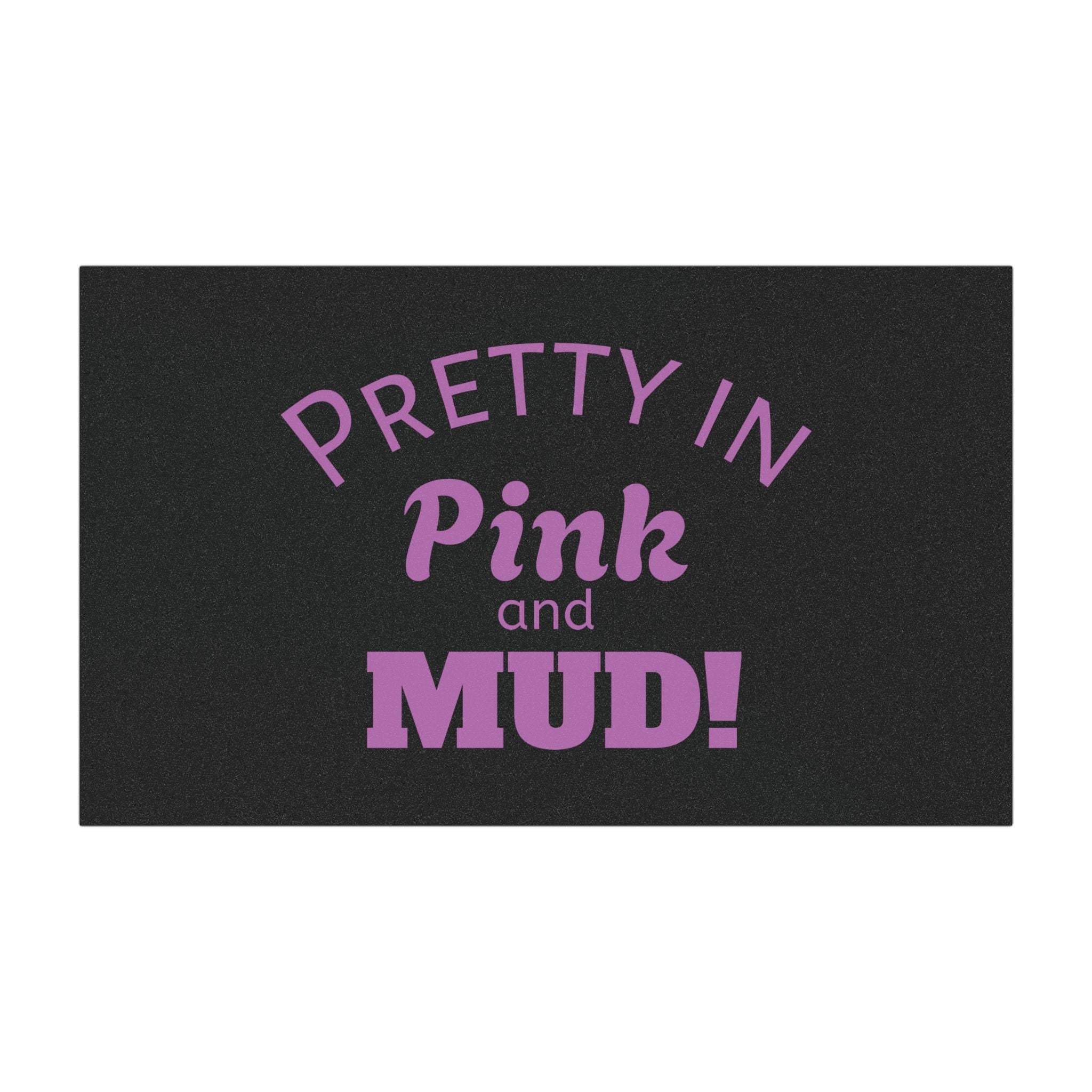 Car Magnet — "Pretty in Pink and Mud!" Off-Road Girl Decal