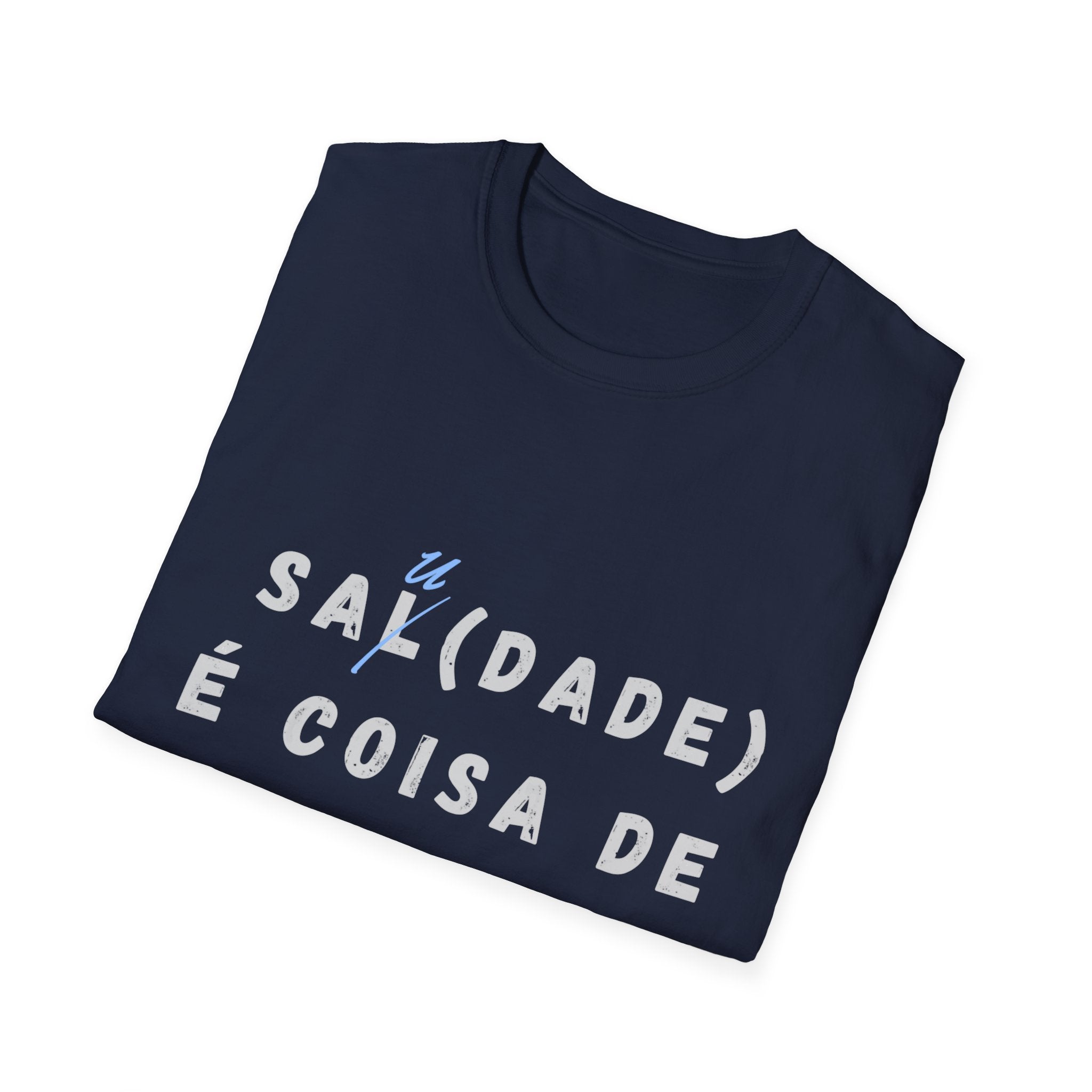 "Sa(l)dade é coisa de (a)mar" - T-shirt