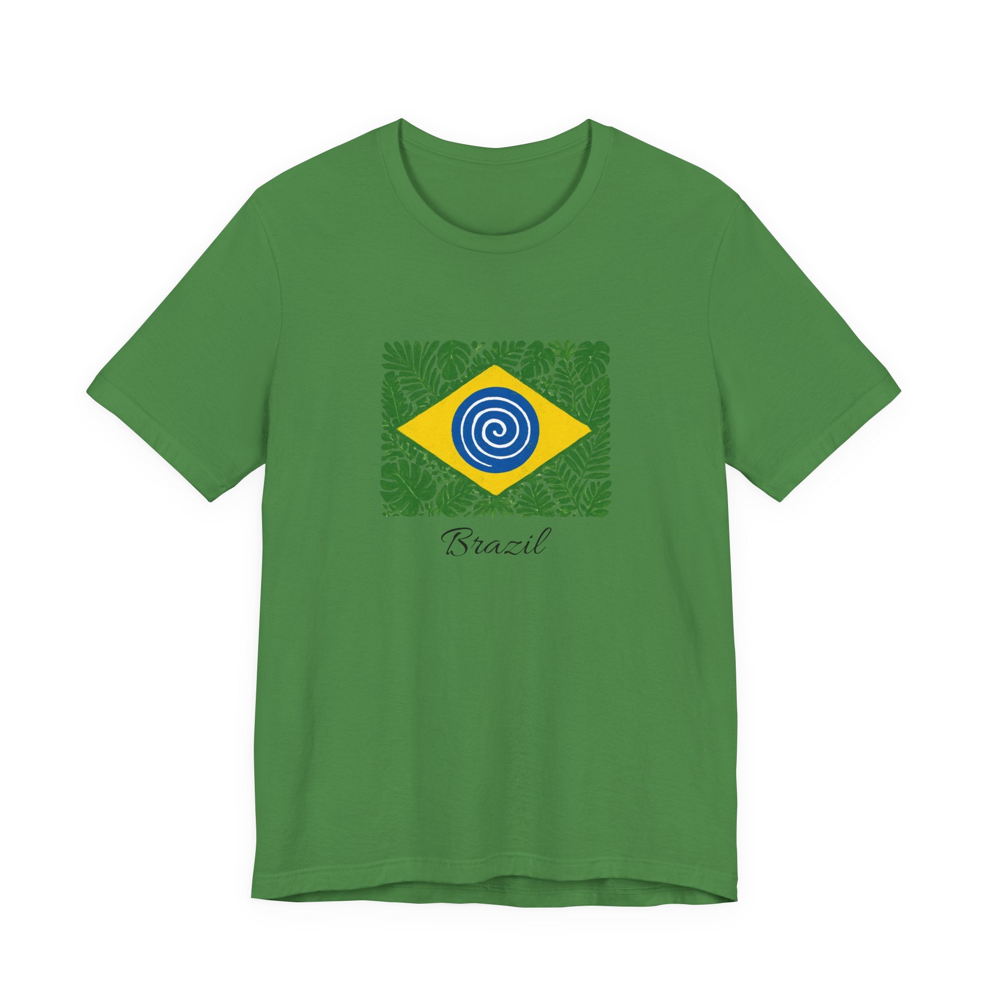 Brazil Flag Tropical T‑Shirt