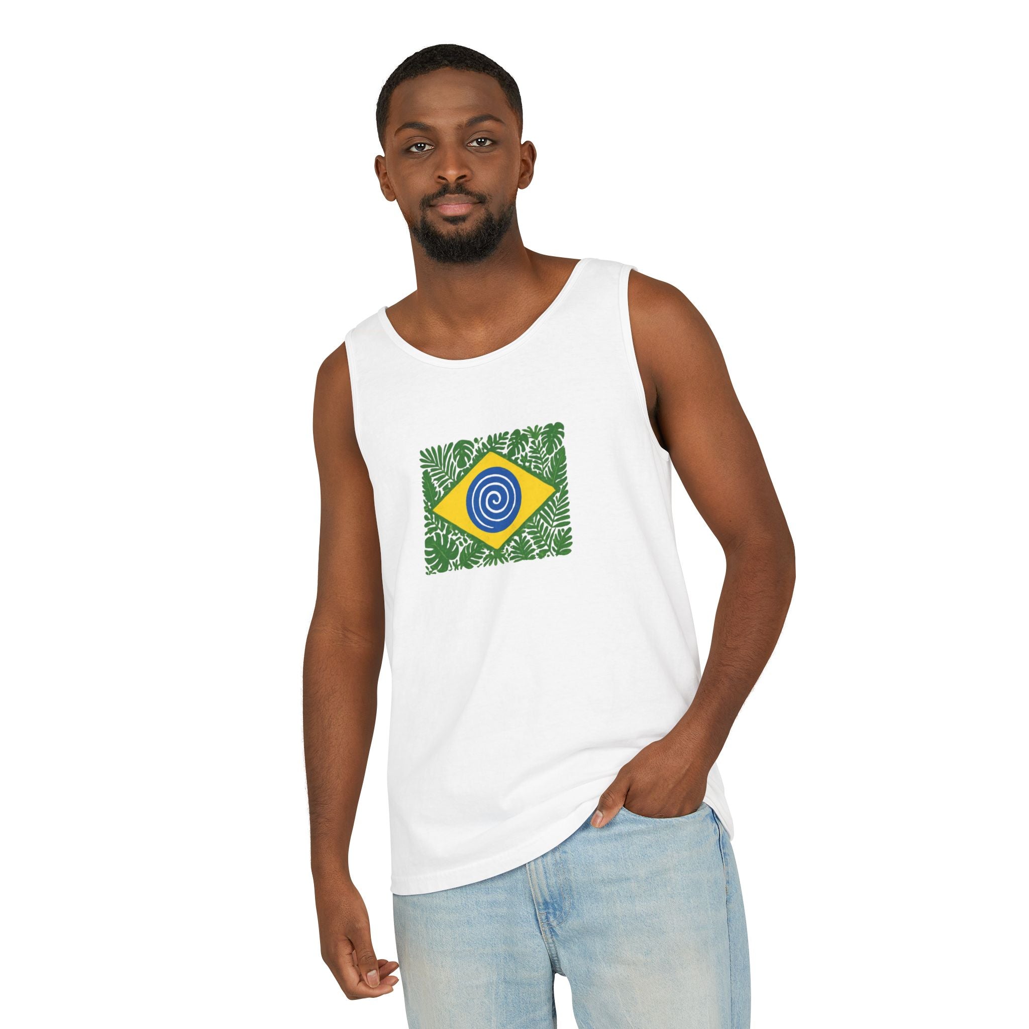 Brazilian Pride Tank Top — Proud Brazil Flag