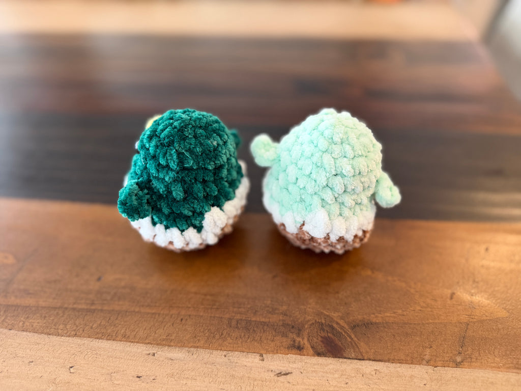 Handmade Amigurumi Bird Plushies — Limited Set of Two