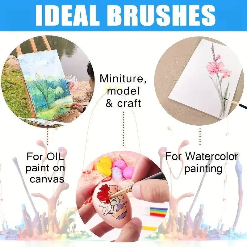 Arthritis-Friendly Brush Set - Comfort Grip Pro