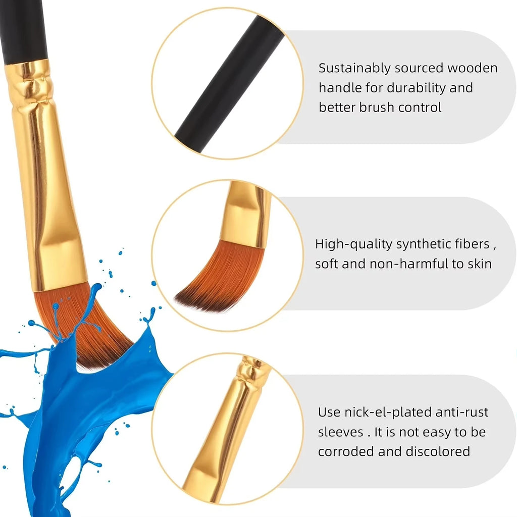 Arthritis-Friendly Brush Set - Comfort Grip Pro