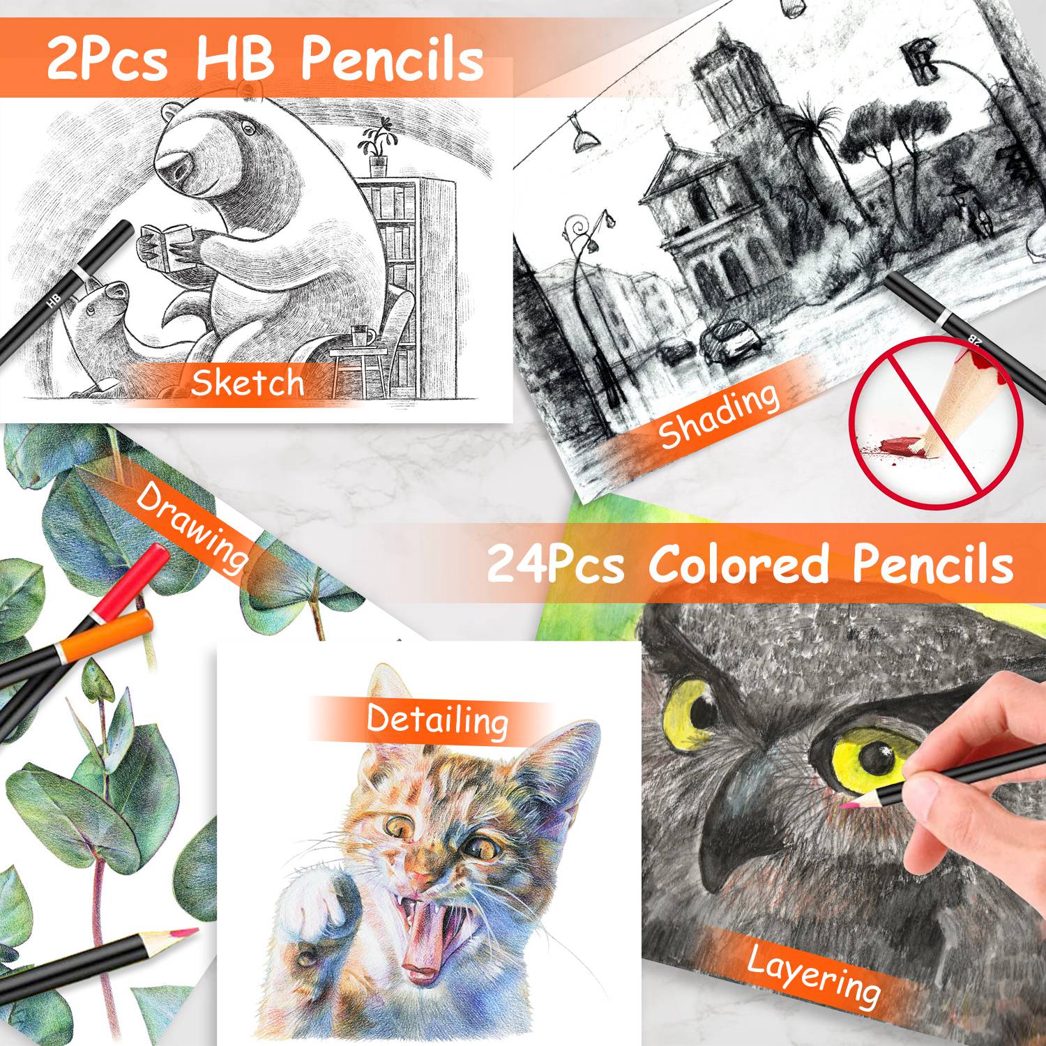 140Pcs Art Supplies With Colored Pencils Oil Pastels Crayons, Watercolor Cakes Brushes Sharpener Eraser In Elegant Wooden Box Professional Art Kit For Kids Adults Beginners Pros Office Supplies